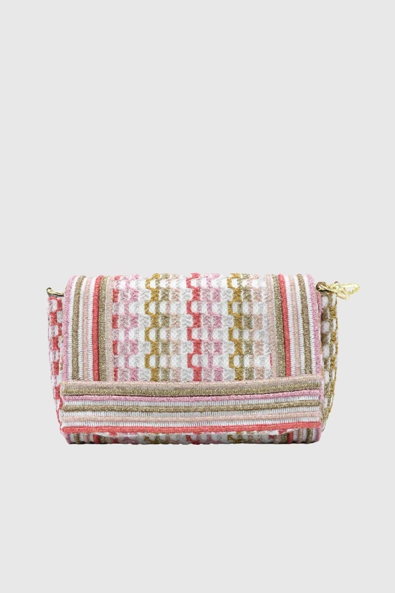 PHO Firenze | Pochette a tracolla fantasia con patta - 3