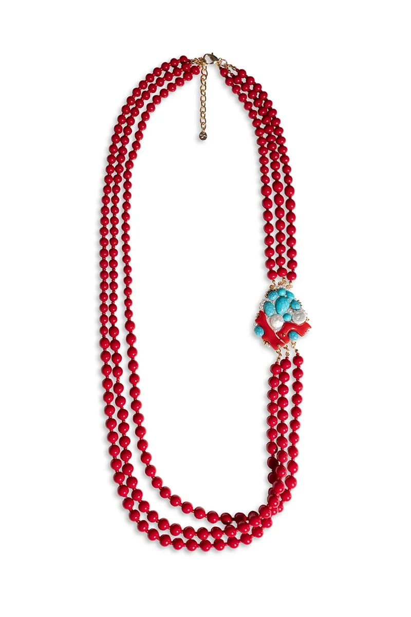 MYA ACCESSORIES | Collana multi filo con sfere - 2