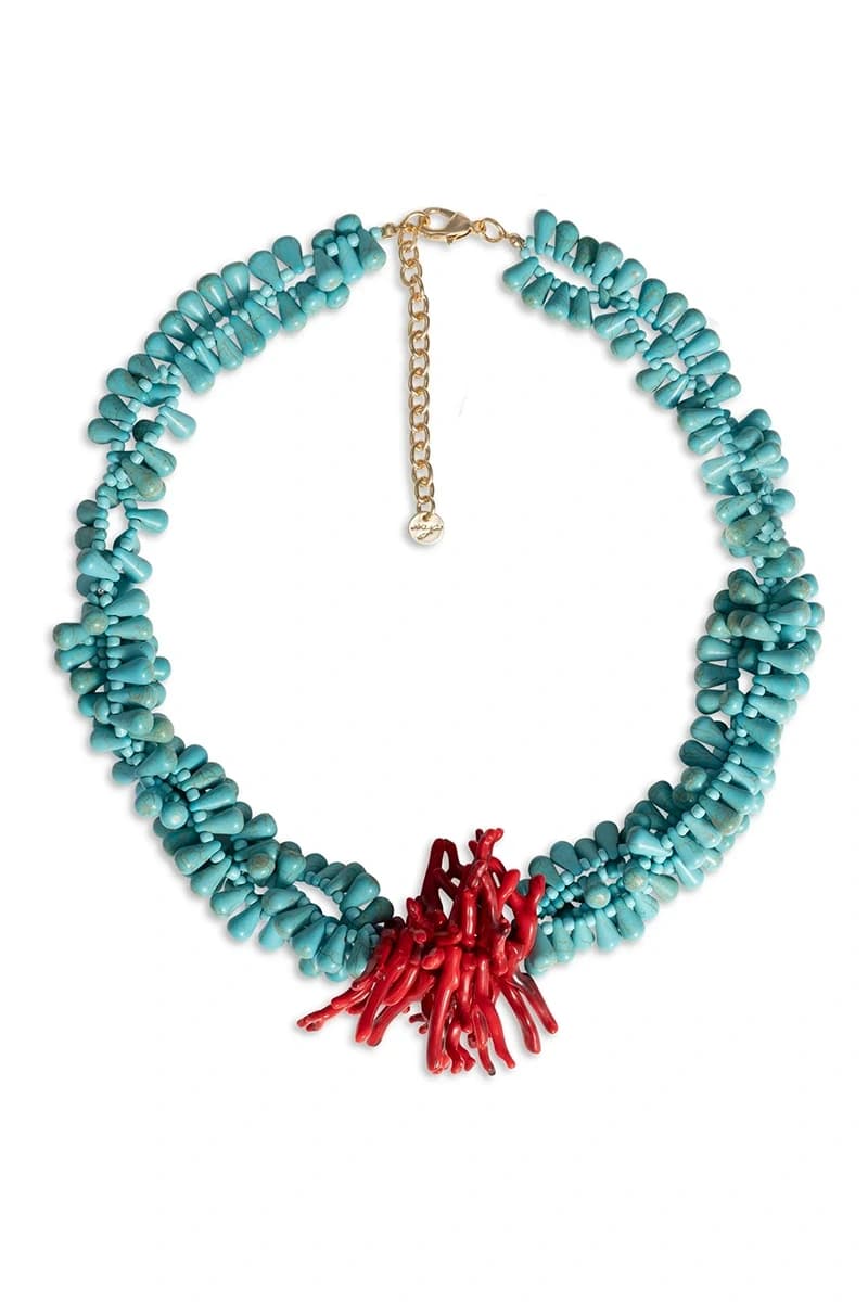 MYA ACCESSORIES | Collana girocollo con pietre - 2