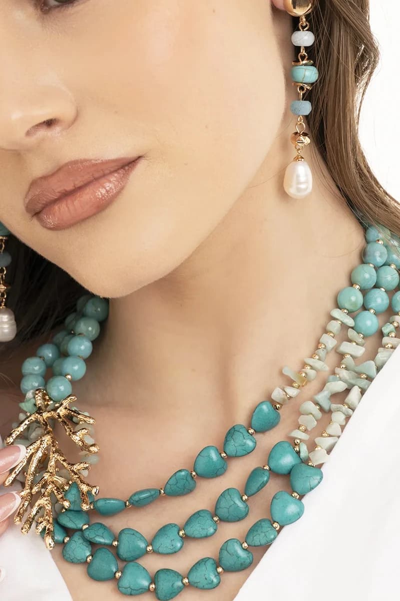 MYA ACCESSORIES | Collana girocollo a tre linee - 4