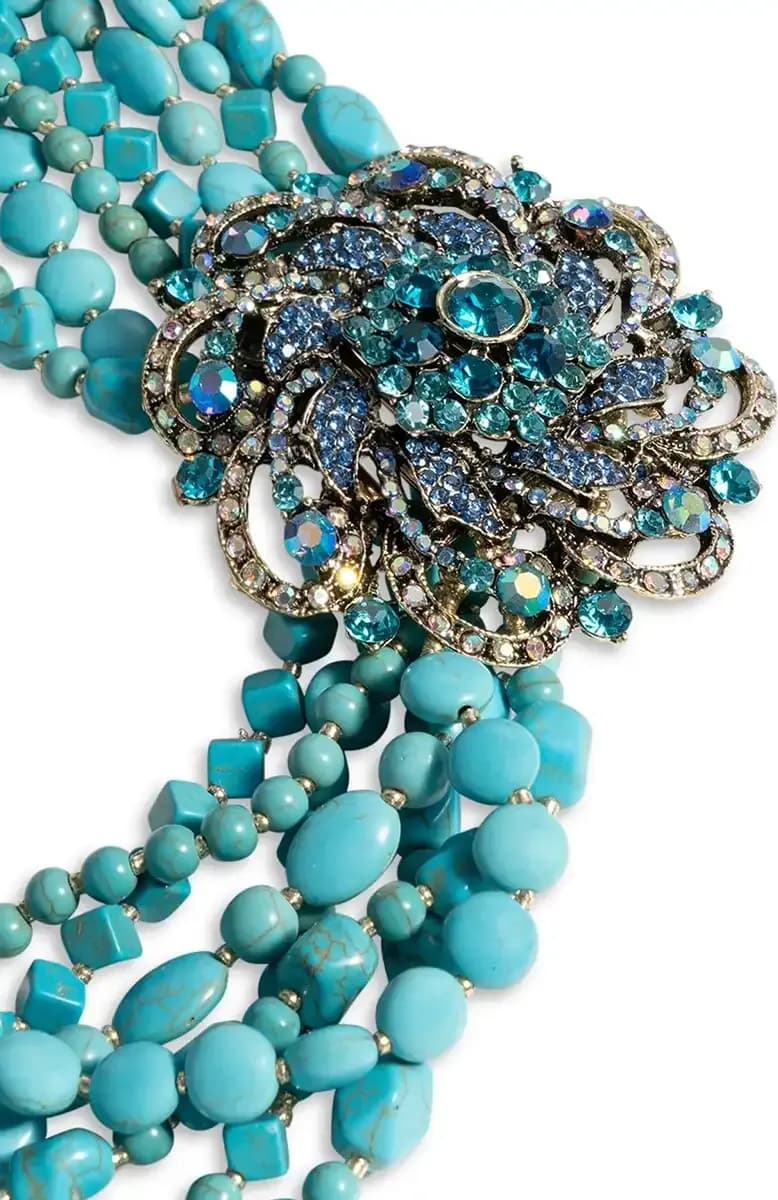 MYA ACCESSORIES | Collana multi linee con pietre - 3
