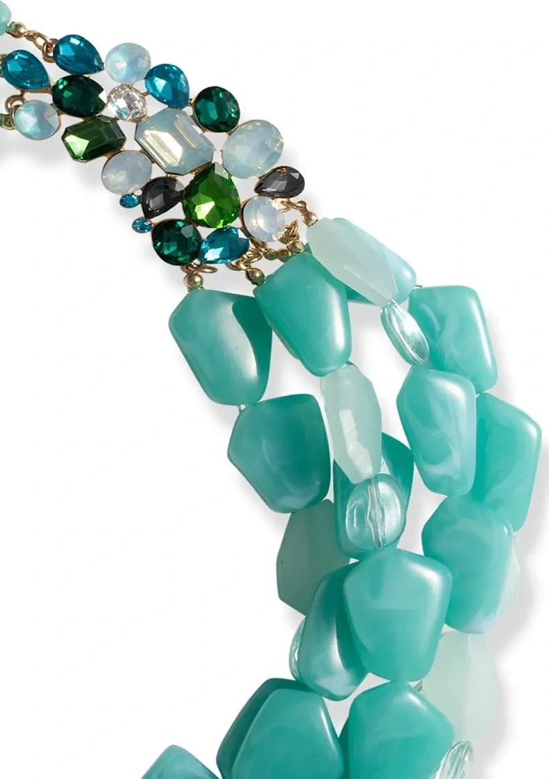 MYA ACCESSORIES | Collana multi linee con pietre - 3