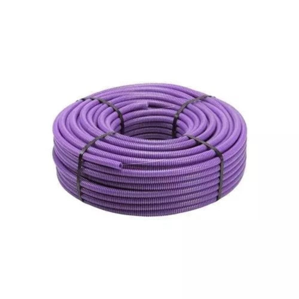 Tubo corrugato 33212 in PVC d. 20 lilla