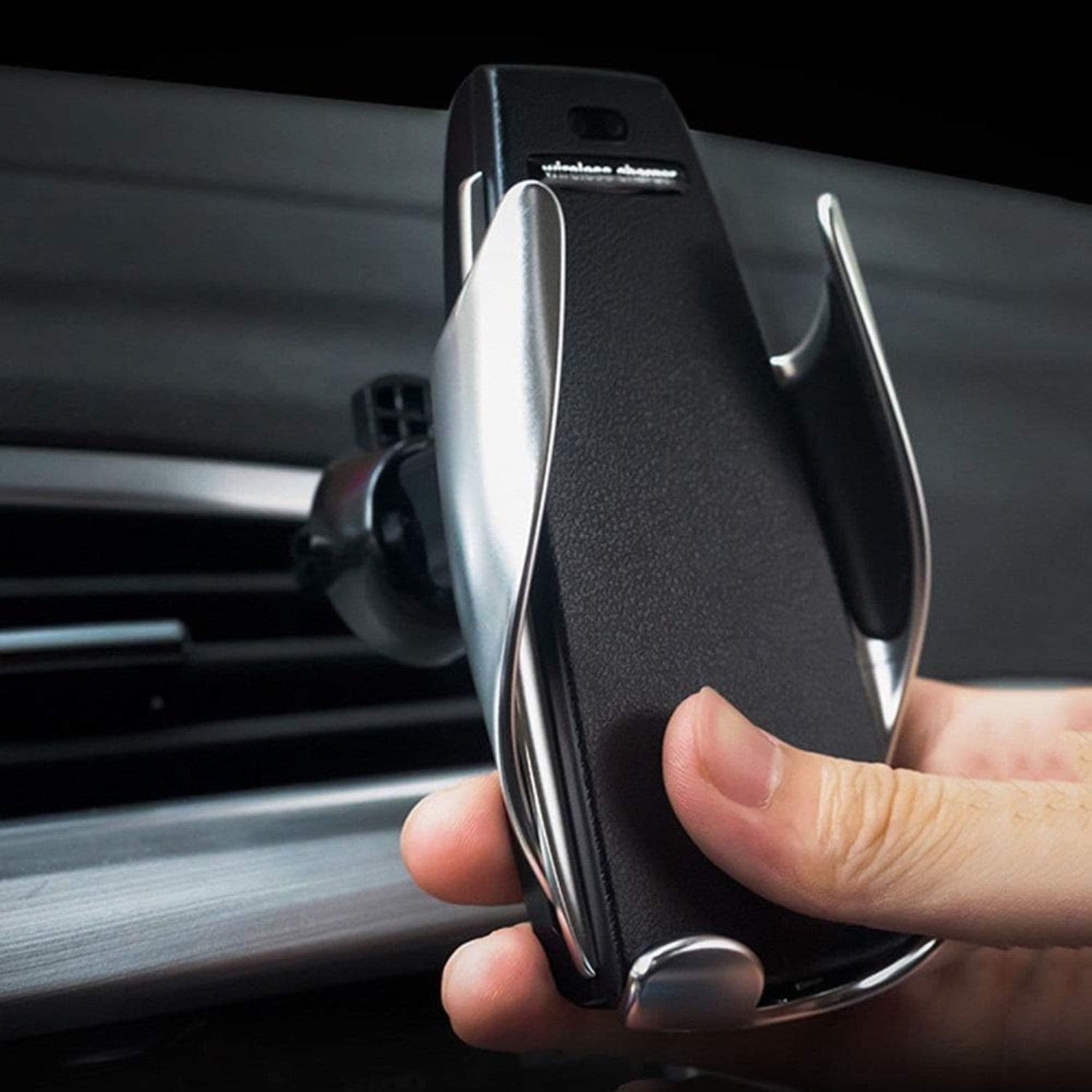 Smart Sensor Car Wireless Charger, Caricabatterie Wireless per Auto EcoPrice 16W - 2