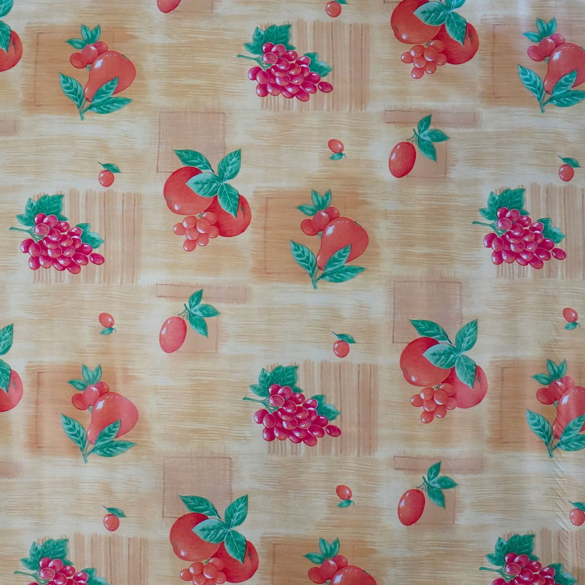 ***MEGA STOCK*** Rotolo da 20 metri (H140cm) di Tovaglia PVC telata cerata Per Casa, Sagre, Pizzerie POMODORI - 2