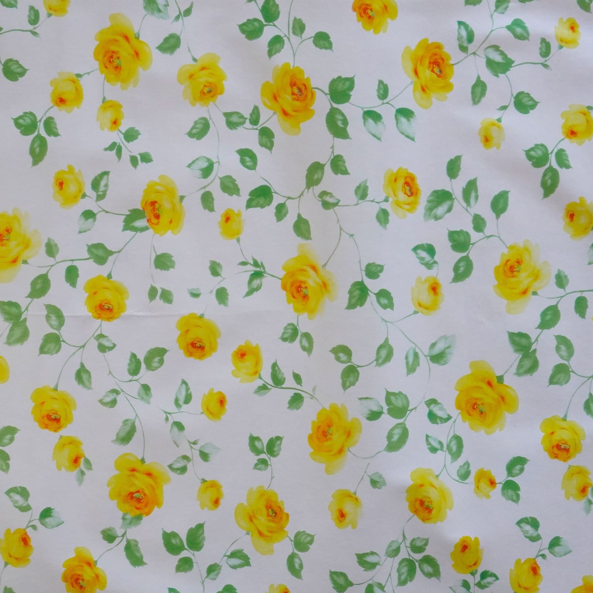 ***MEGA STOCK*** Rotolo da 20 metri (H140cm) di Tovaglia PVC telata cerata Per Casa, Sagre, Pizzerie ROSE GIALLE - 3
