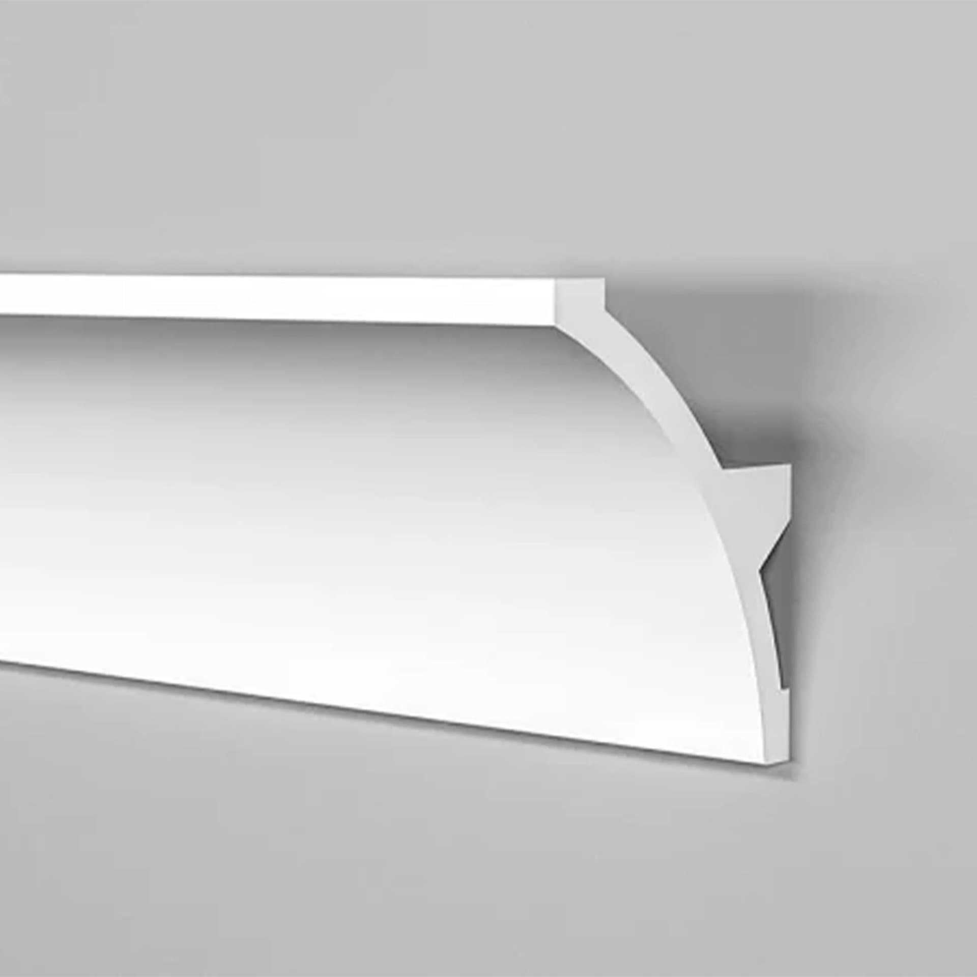 CORNICE A SOFFITTO con predisposizione LED 60x80x2000mm in POLIMERI - Polistrutturato (prezzo al metro) - 3