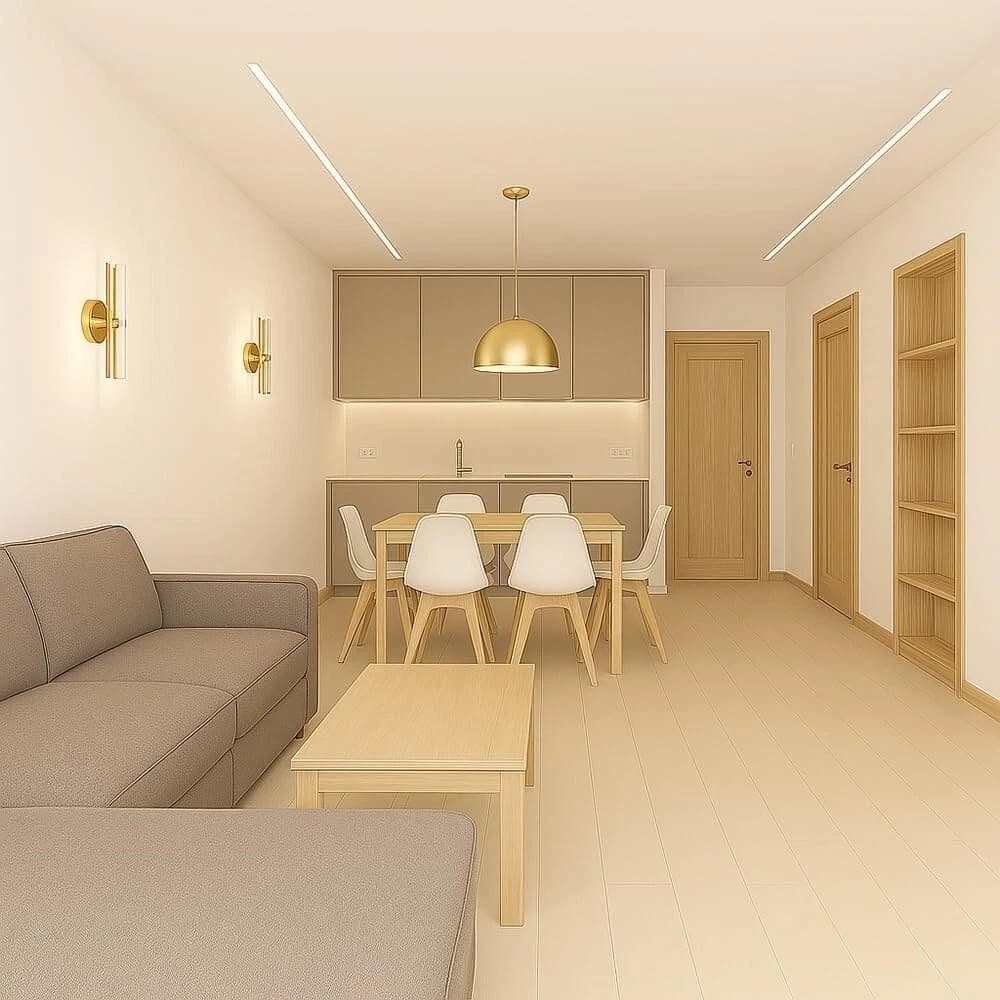 Applique Led Moderno Lampada Da Parete 6 W Luce Bianca Calda Naturale 3 Cct - 3