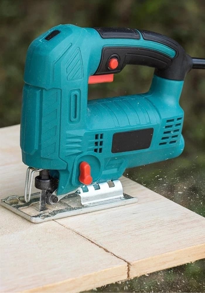 Seghetto Alternativo Elettrico Per Legno Metallo 800 W Lama Taglio 80 Mm - 4