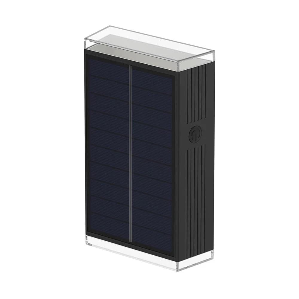 Applique Led Pannello Solare Segnapassi Luce Bianca Calda Naturale Lampada 3 Cct - 3