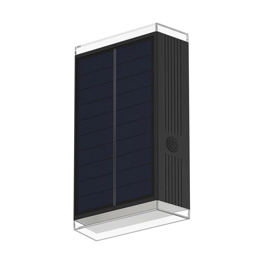 Applique Led Pannello Solare Segnapassi Luce Bianca Calda Naturale Lampada 3 Cct - 4