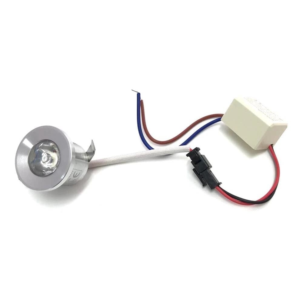 Kit 5 Faretti Luce Calda 3000k Faretto Led A Incasso Silver P31-5c - 3