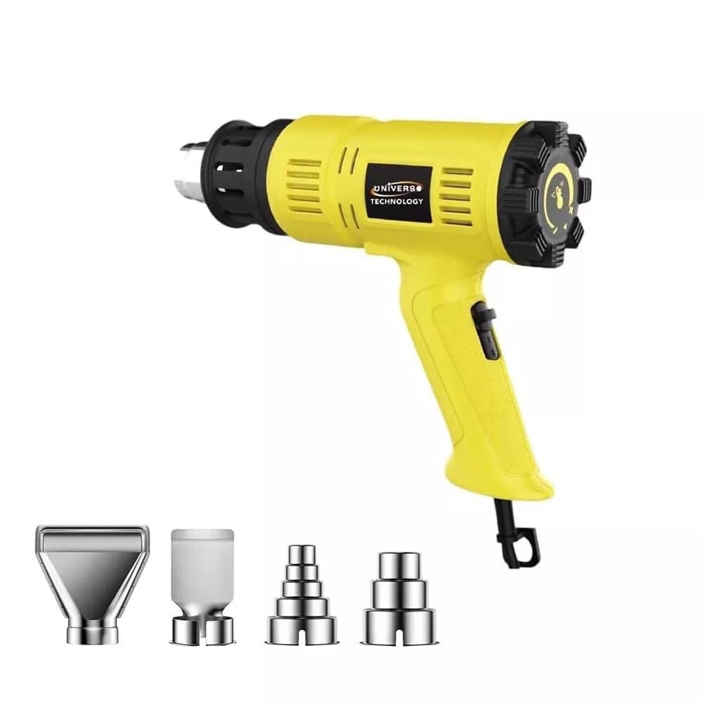 Pistola Termica Aria Calda 2000 W Sverniciatore Phon 2 Velocita  4 Accessori Qr- - 5