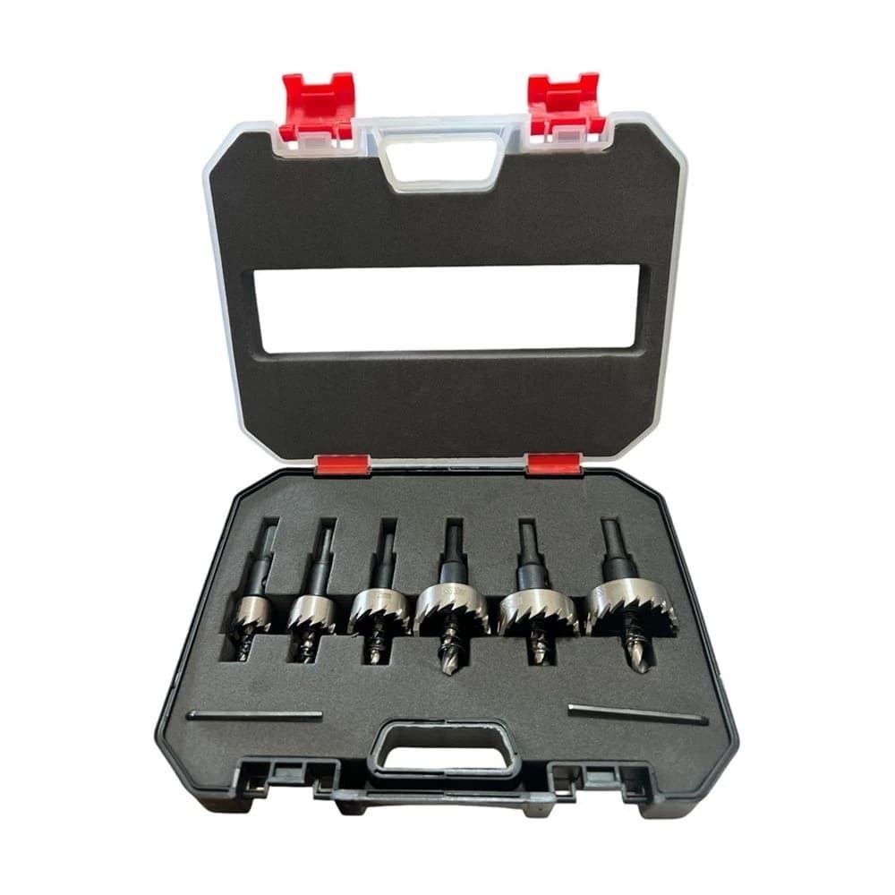 Set 6 Frese A Tazza Fresa In Metallo Duro Per Ferro Alluminio 16 20 25 30 35 Mm - 5
