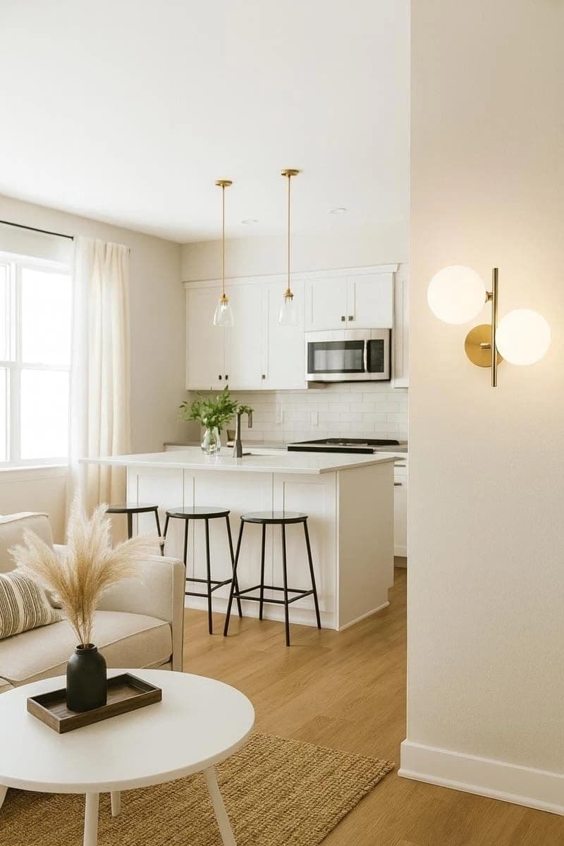 Applique A Parete Due Sfere In Pvc Sfera G9 Lampada In Metallo Bronzo Aq42 - 2