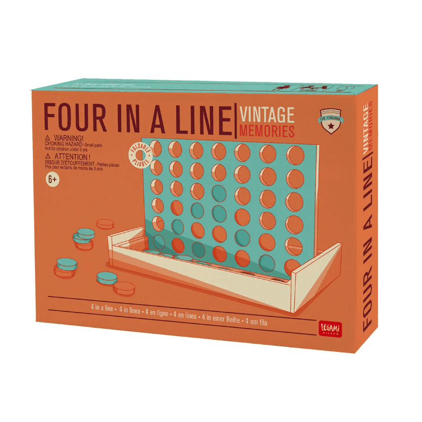 Legami - Gioco Four in a Line - 4 in Linea - Vintage Memories  (FOUR0001)
