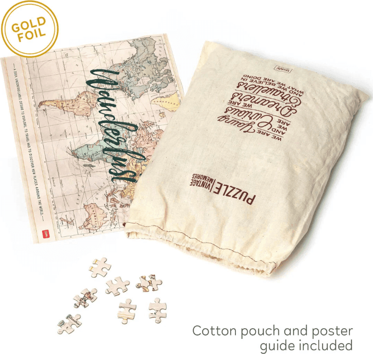 Legami - Puzzle da 1000 pezzi a tema Travel - Vintage Memories (PUZ0001) - 4