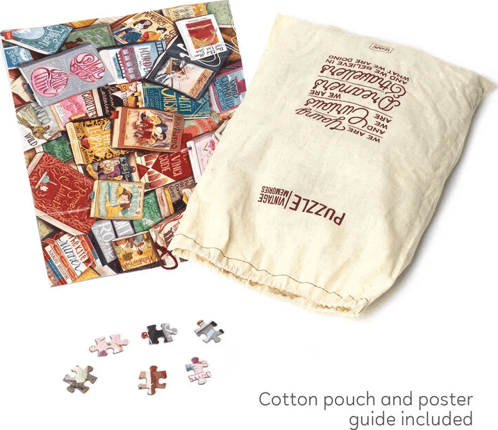 Legami - Puzzle da 1000 pezzi a tema Book Lover - Vintage Memories (PUZ0008) - 4
