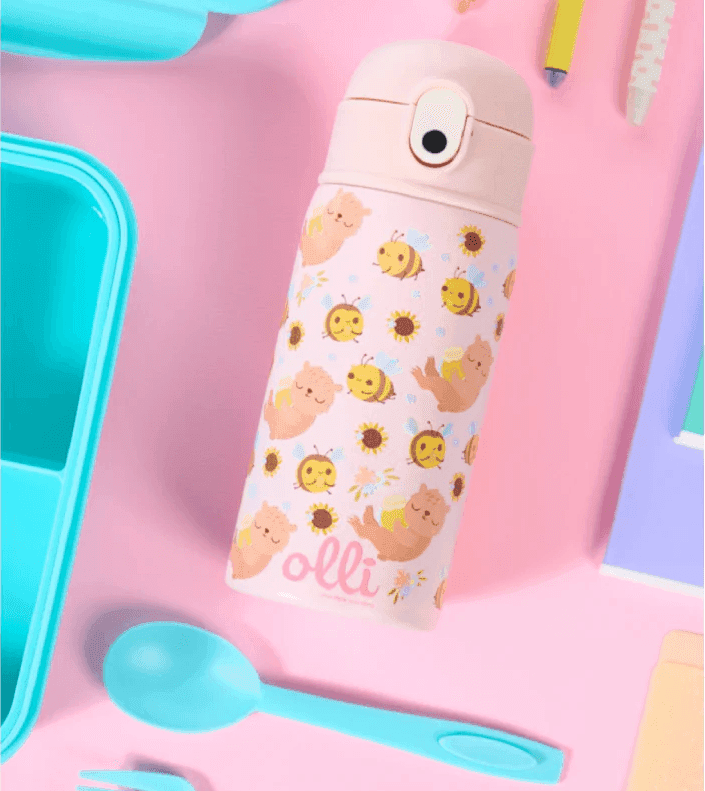 Olli - Borraccia Termica In Acciaio Inox Sweet Bee Olli Kids 350ml - 5
