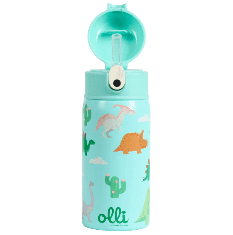 Olli - Borraccia Termica In Acciaio Inox Dino Olli Kids 350ml - 2