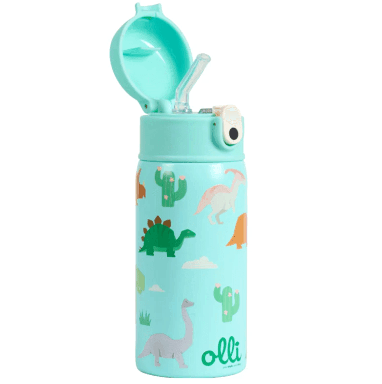 Olli - Borraccia Termica In Acciaio Inox Dino Olli Kids 350ml - 3