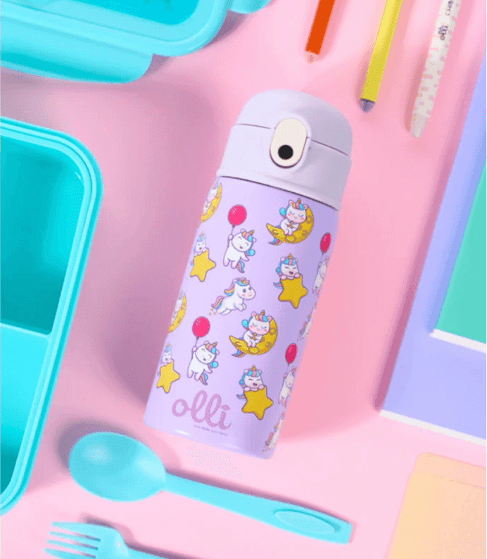 Olli - Borraccia Termica In Acciaio Inox Unicorn Olli Kids 350ml - 5
