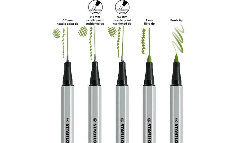 Stabilo - Pennarelli Creative Tips Arty - conf. 10 pz - nero e grigio (89/10-1-20) - 5