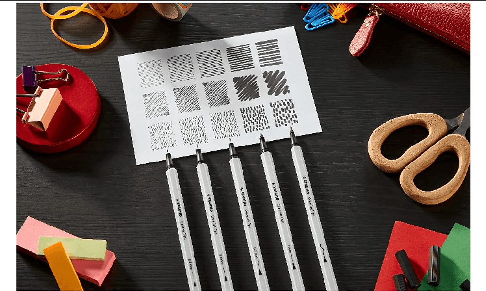 Stabilo - Pennarelli Creative Tips Arty - conf. 10 pz - nero e grigio (89/10-1-20) - 6