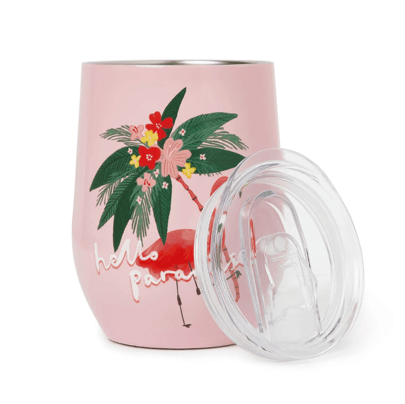Legami - Hot & Cold, il bicchiere termico da 325 ml a tema Flamingo (TUM0004) - 2