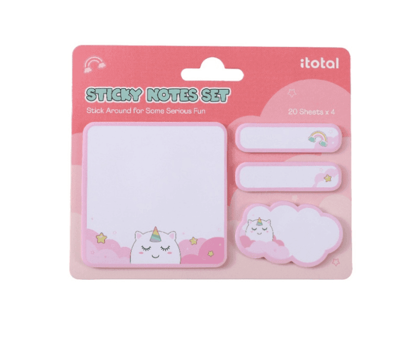 i-Total - Set Sticky Notes Unicorno (XL3112)
