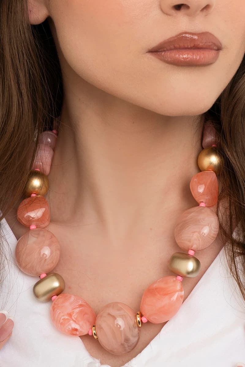 MYA ACCESSORIES | Collana girocollo con pietre - 4
