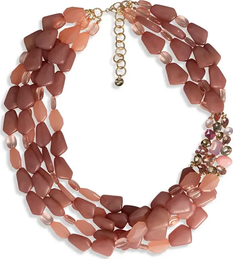 MYA ACCESSORIES | Collana multi linee con pietre - 2