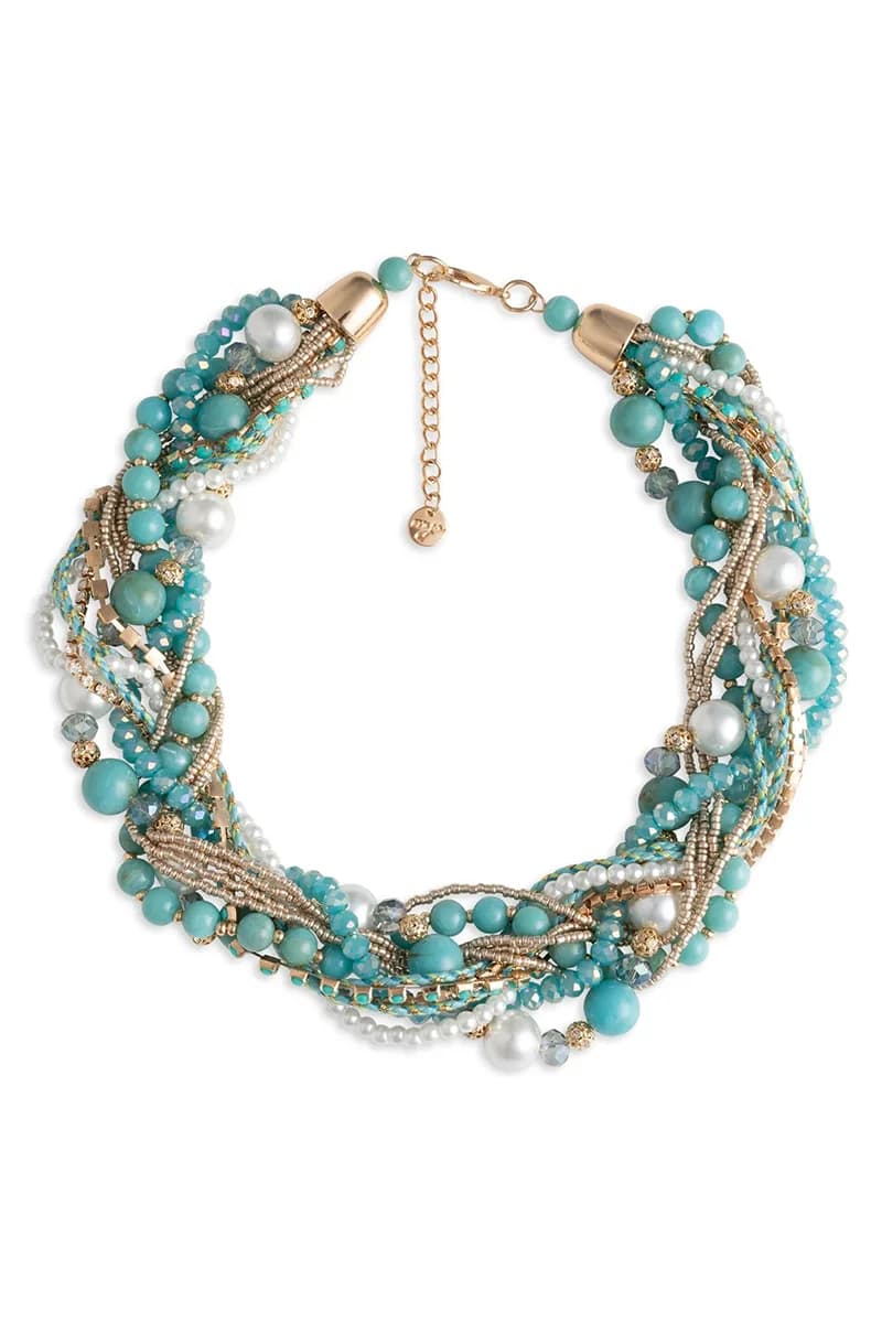 MYA ACCESSORIES | Collana girocollo con pietre - 2