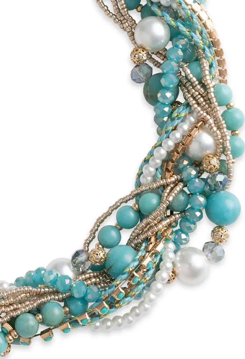 MYA ACCESSORIES | Collana girocollo con pietre - 3