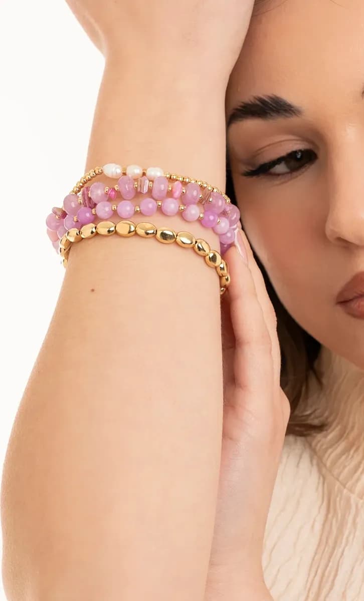 MYA ACCESSORIES | Bracciale elastico multilinee