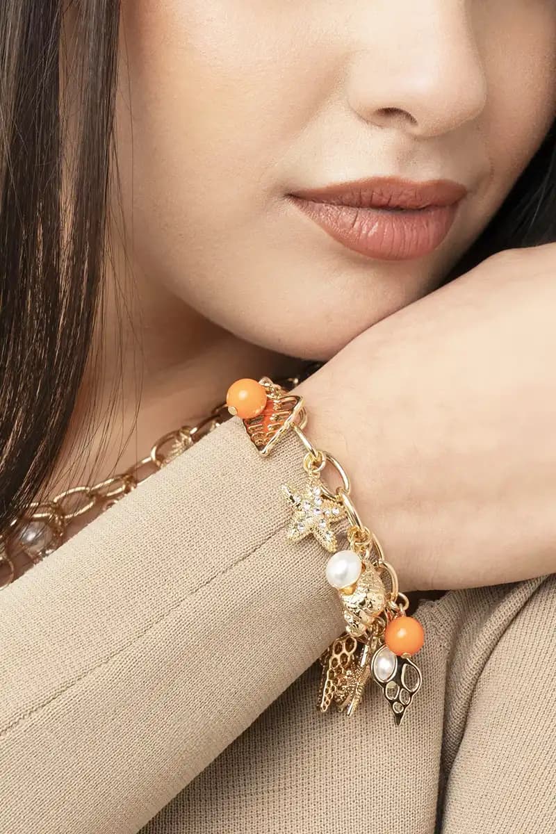 MYA ACCESSORIES | Bracciale a catena con pietre - 4