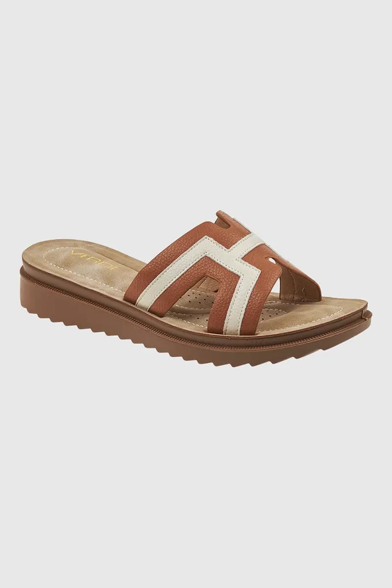 VERDE FASHION | Ciabatte flatform in ecopelle - 10