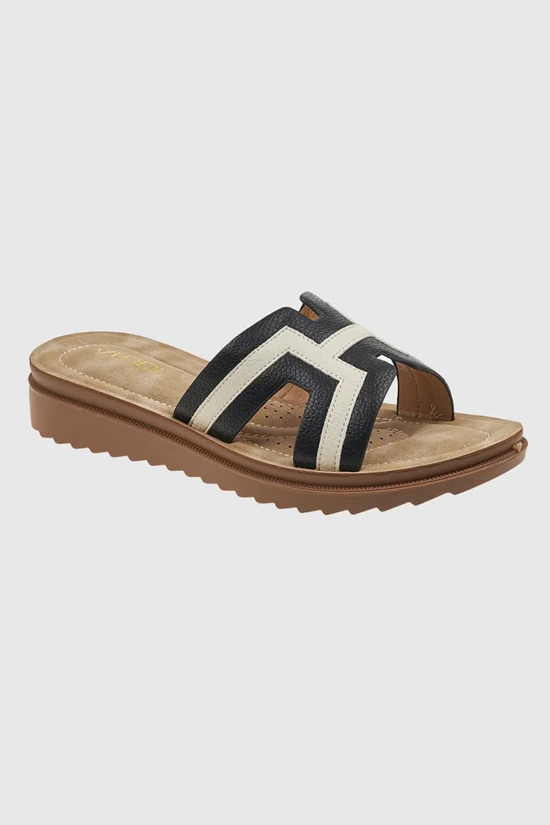 VERDE FASHION | Ciabatte flatform in ecopelle - 12