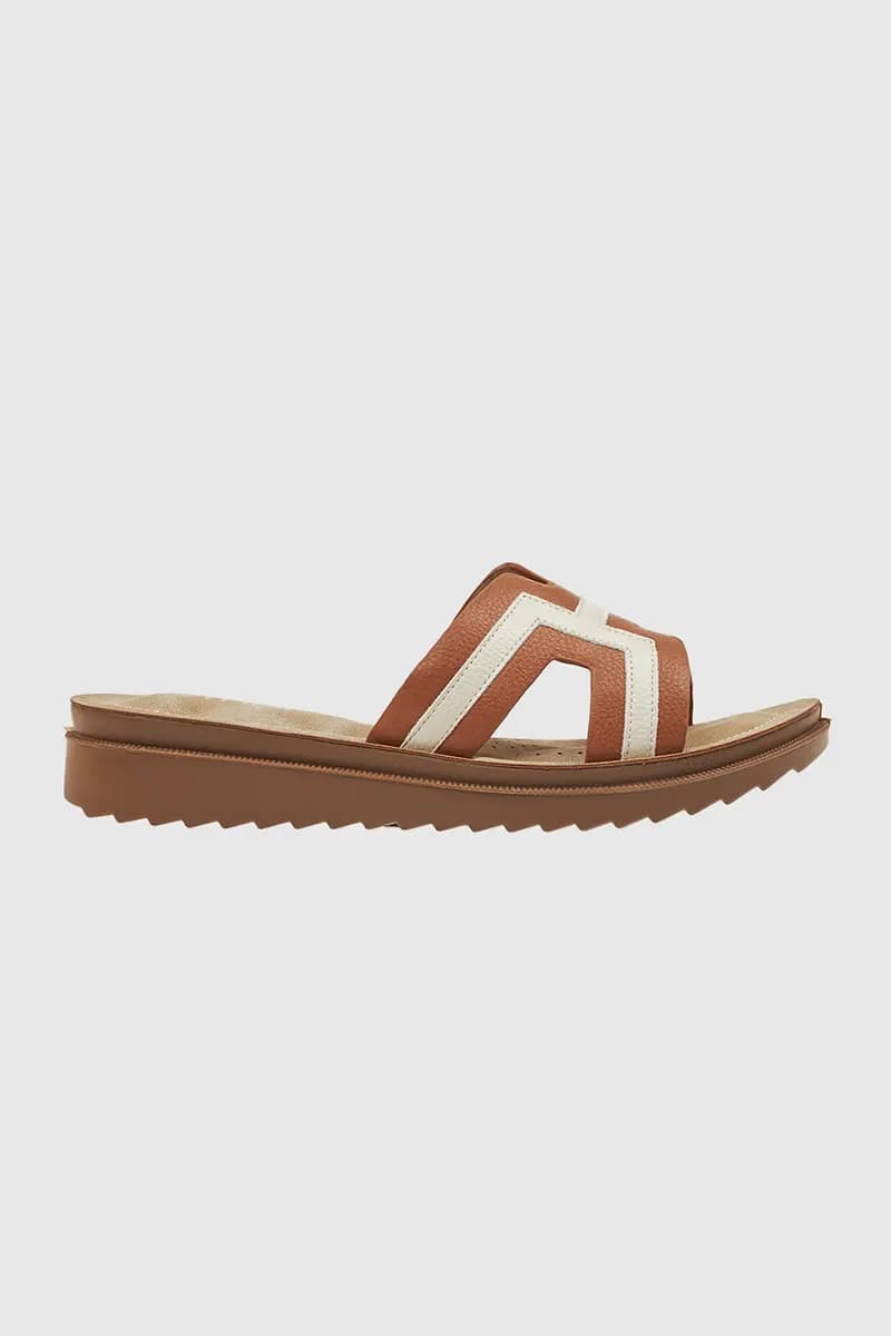 VERDE FASHION | Ciabatte flatform in ecopelle - 3