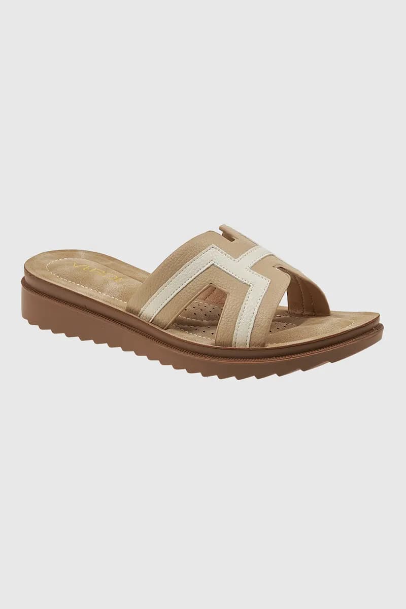 VERDE FASHION | Ciabatte flatform in ecopelle - 7