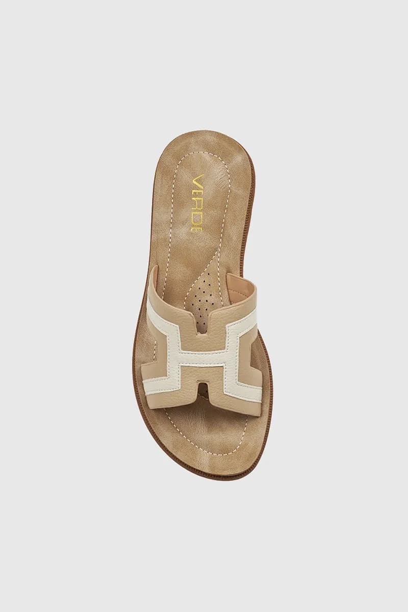 VERDE FASHION | Ciabatte flatform in ecopelle - 8