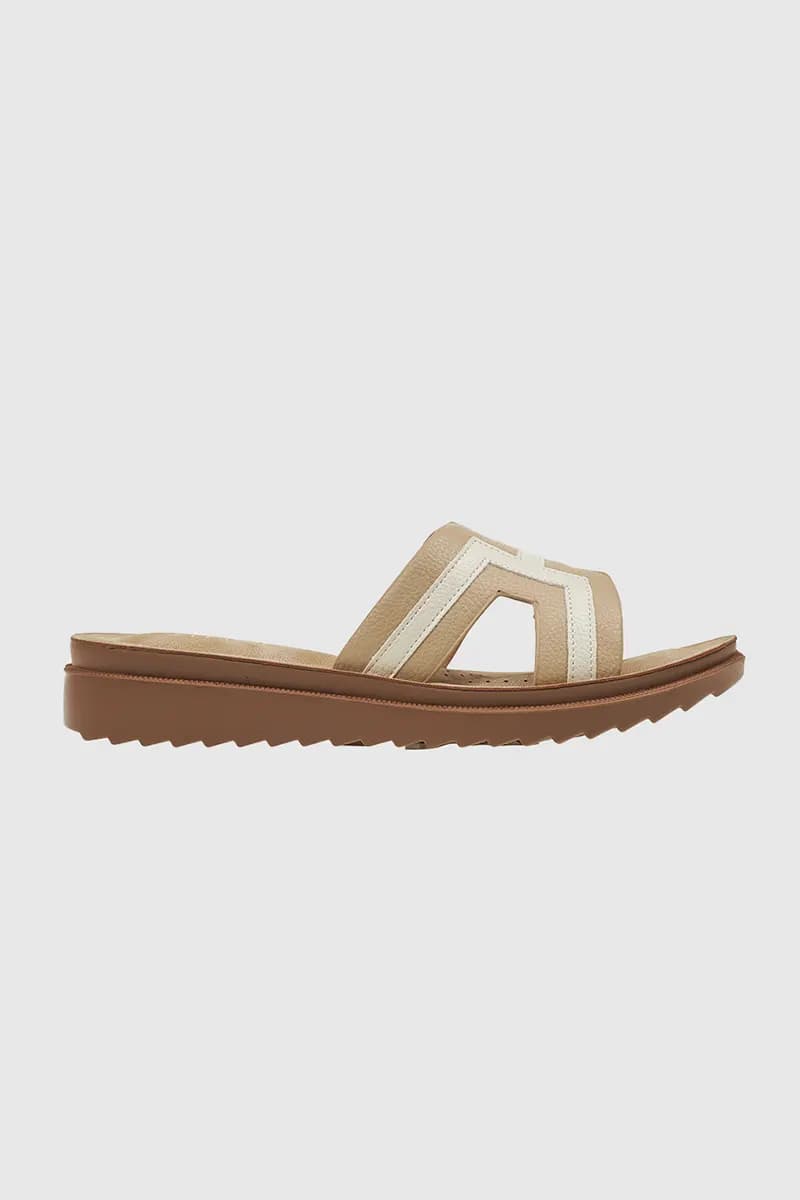 VERDE FASHION | Ciabatte flatform in ecopelle - 9