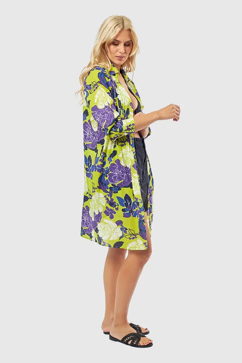 VERDE FASHION | Kaftano corto fantasia - 3