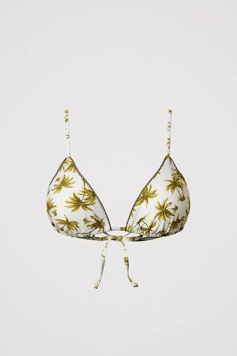 TWINSET | Bikini triangolo e slip con fiocchi con stampa - 4
