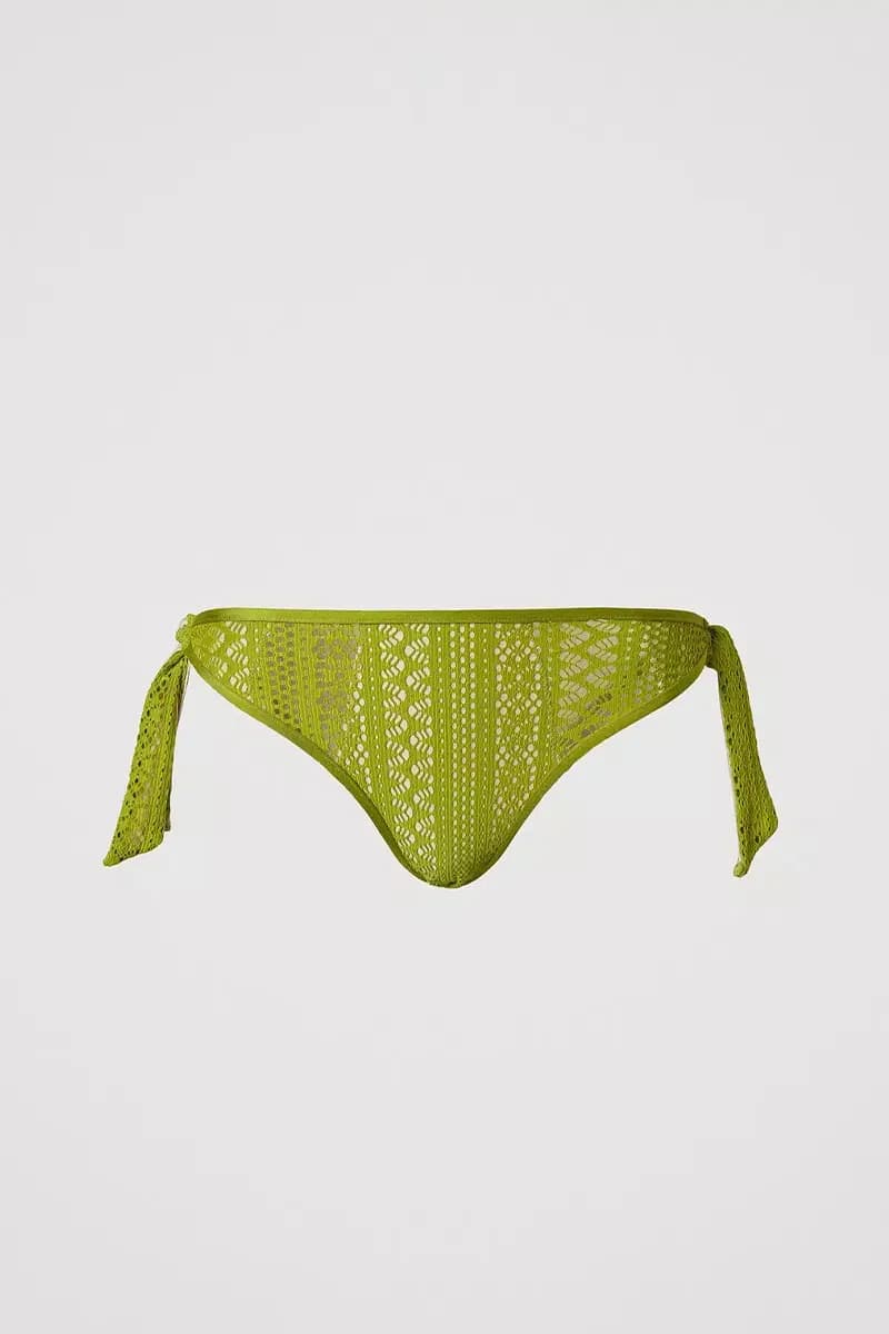 TWINSET | Bikini fascia e slip laccetti traforato - 5