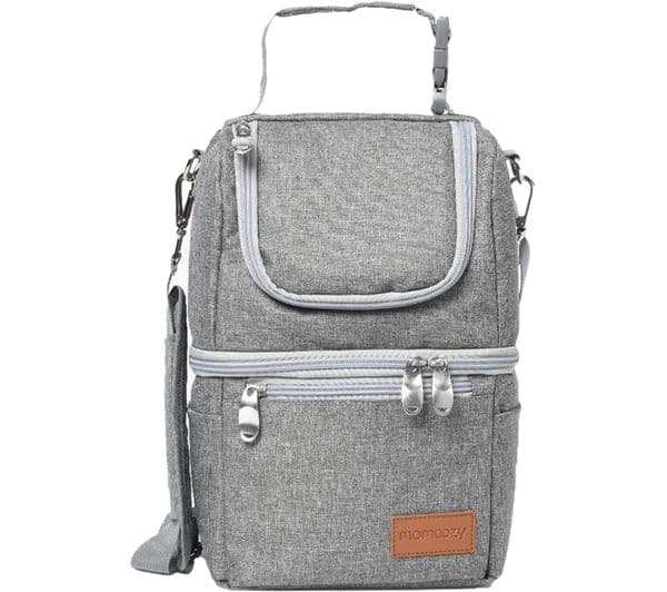 Borsa termica per il trasporto del latte materno Momcozy - Grigio