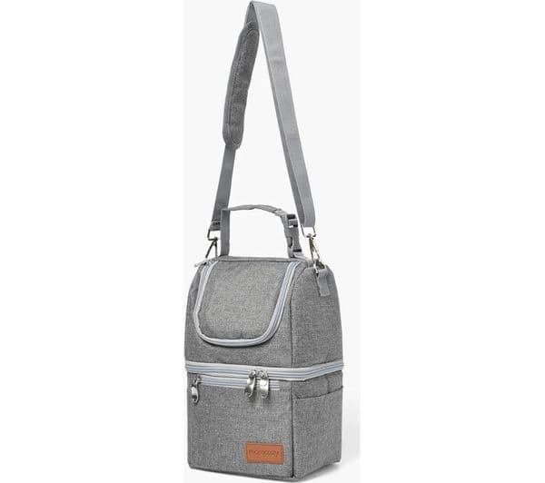 Borsa termica per il trasporto del latte materno Momcozy - Grigio - 3
