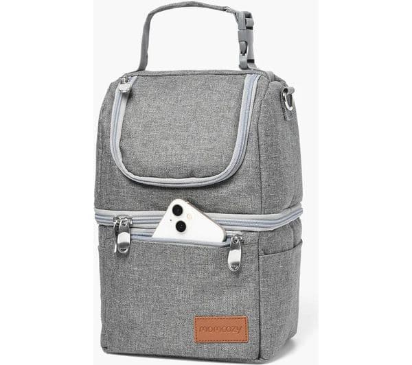 Borsa termica per il trasporto del latte materno Momcozy - Grigio - 4