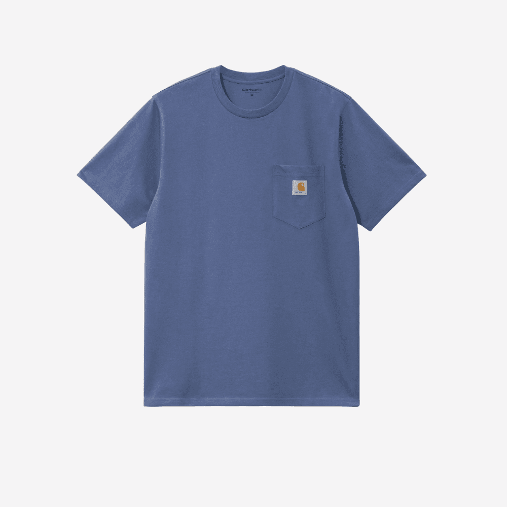 T-shirt Carhartt Pocket blue iris - 6