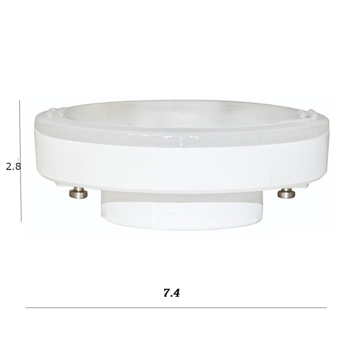 Confezione Lampadina led Top Light GX53 8W DC DN LED 220V 800lm Dimmerabile - 4
